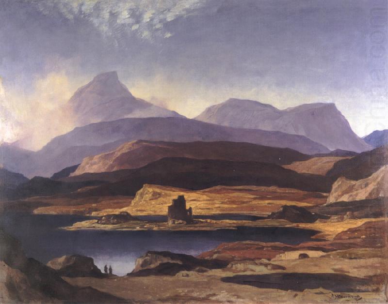 David Young Cameron Wilds of Assynt china oil painting image